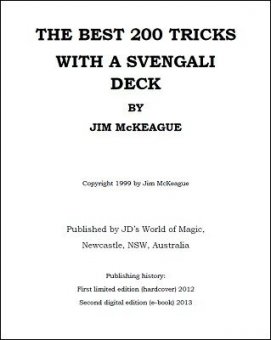 The Best 200 Tricks With A Svengali Deck by Jim McKeague (Instant Download)